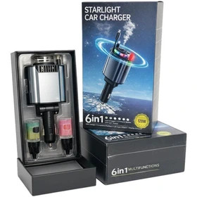 شارژ فندکی 6کاره Starlight 6 in 1